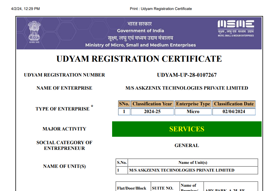 Print _ Udyam Registration Certificate